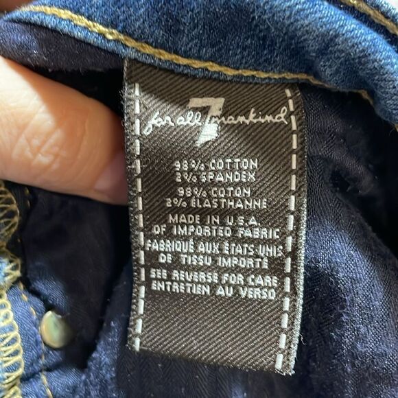 7 for all mankind the relaxed skinny distressed Jeans 30” - Picture 10 of 16